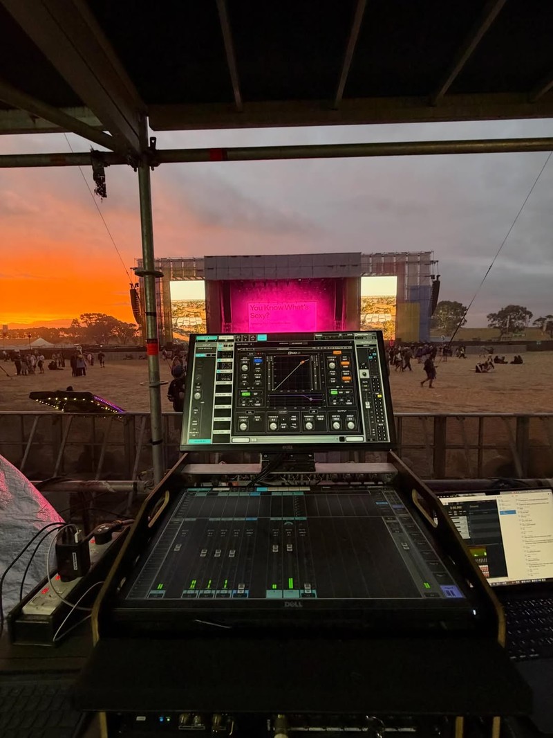 Sunset festival FOH
